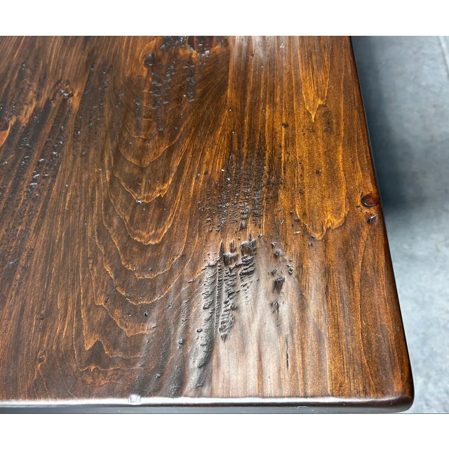 Brown LaLune Rustic Dining Table For Sale - Image 8 of 17