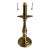English Vintage Brass Candlestick Lamp With 2 Bulbs For Sale - Image 3 of 5