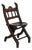Vintage Wooden Senoufo Chair, 1960s For Sale