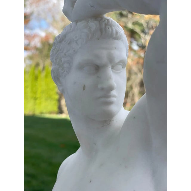 Late 19th Century Antique Grand Tour Male Marble Sculpture For Sale - Image 5 of 13