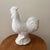 Vintage Collectible Large White Ceramic Rooster Figurine # 51/71 Signed For Sale - Image 10 of 12