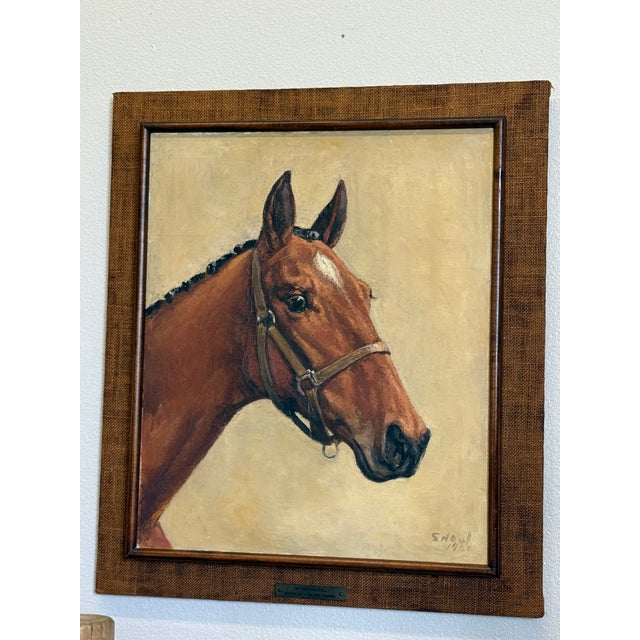 29 3/4” x 25 2/4 “ outside of frame. Thus a very special fine oil painting on canvas done with a loose brush which gives...