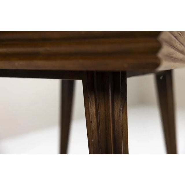 Dining Table in Veneered Walnut by Gio Ponti, Italy, 1940s For Sale - Image 6 of 12
