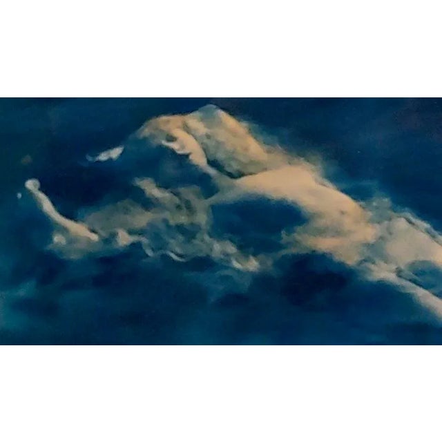 Edward Sheriff Curtis 1910s Floating Aphrodite-Blue toned Silver Gelatin Photo Original Blue Toned Silver Gelatin print -...