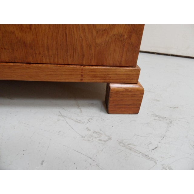 Wood Art Deco Two-Door Cabinet Side Table, 1920s For Sale - Image 7 of 13