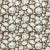 Schumacher Deco Flower Fabric in Cocoa For Sale