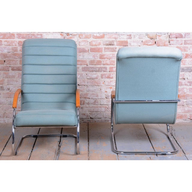 Bauhaus Lounge Chairs from Slezak Factories, 1930s, Set of 2 For Sale - Image 6 of 17