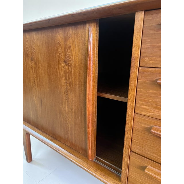 Brown Model 1560 Teak Sideboard from Bernhard Pedersen & Søn, 1960s For Sale - Image 8 of 16