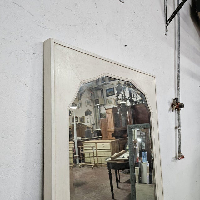 Mirror with Ground Light, 1980s, in Restored conditions. Designed 1980 to 1989