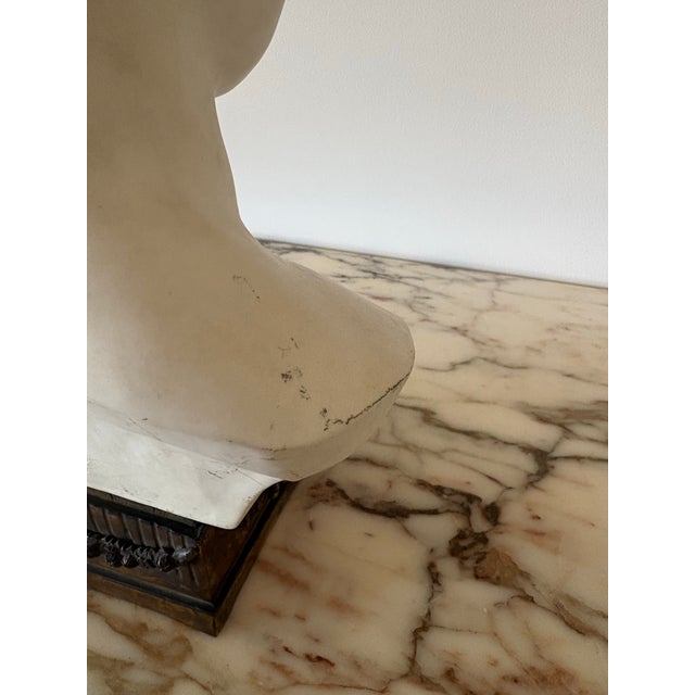 Vintage Sevres Bisque Porcelain Bust of Empress Marie-Louise For Sale - Image 6 of 12
