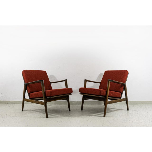 1960s Vintage Lounge Chairs from SFM, Poland, 1960s, Set of 2 For Sale - Image 5 of 17