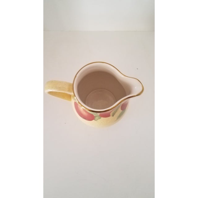 Vintage Yapacunchi Ceramic Hand Painted Beverage Pitcher From Ecuador For Sale - Image 4 of 7