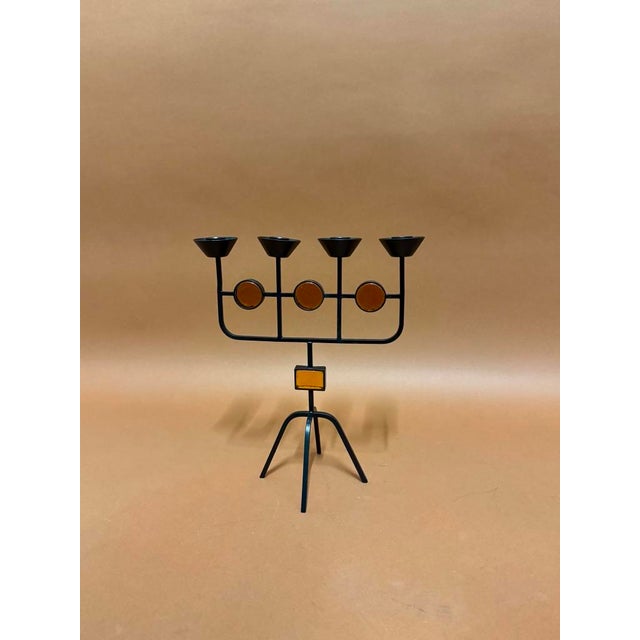 1960s Swedish Candleholder by Erik Hoglund and Hubbard Ander, 1960s For Sale - Image 5 of 9