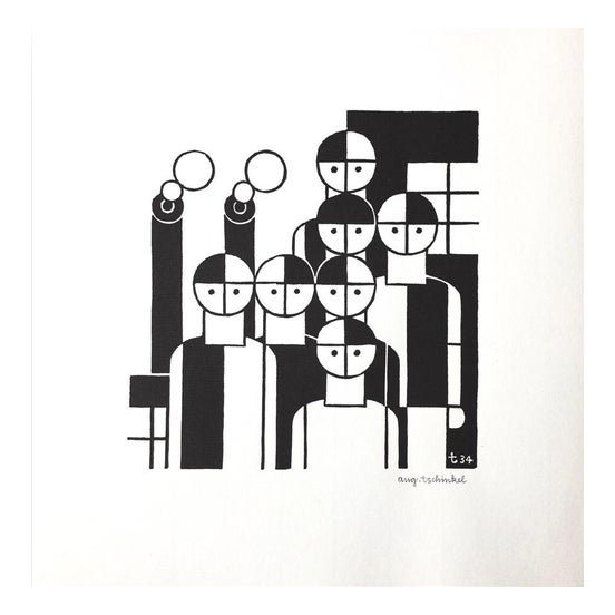 Augustin Tschinkel, Personnage, 1934, Paper For Sale