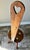 Vintage European Folk Art Hand-Painted Pine Stabelle Chair With Heart Cutout For Sale - Image 10 of 18
