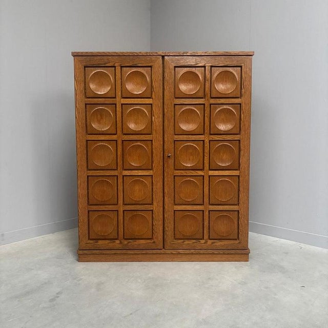 Brutalist Vintage Brutalist Style Highboard by Bartels, 1970s For Sale - Image 3 of 16