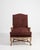 19th Century France Louis XIV Burgundy Wood Armchair For Sale - Image 4 of 11