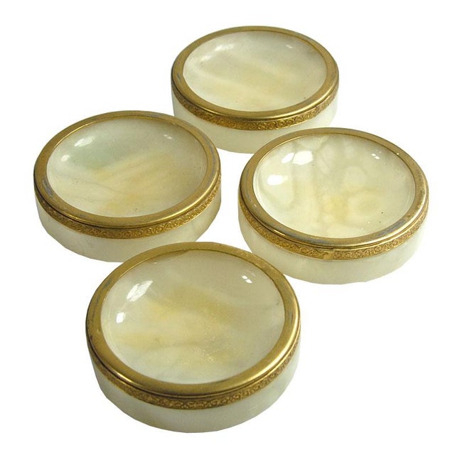 Italian Alabaster Dishes, 1970s, Set of 4 For Sale - Image 12 of 12