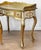 Vintage Italian Rococo Gold Giltwood Writing Desk Vanity W/ Chair For Sale - Image 13 of 14