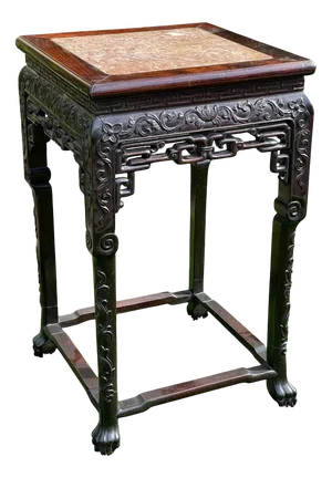 Chinese Side Table in Hardwood
