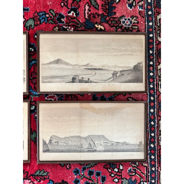 English 1785 Engravings: "An Attack Upon Gibraltar, September 13, 1782" For Sale - Image 3 of 18