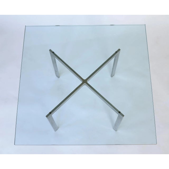 Silver Vintage Barcelona Style Coffee Table For Sale - Image 8 of 14