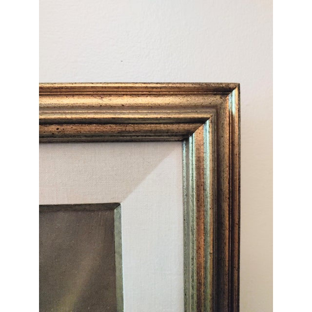 Abstract Original Contemporary Golden Stardust Abstract Painting Signed P. Greenwood, Framed For Sale - Image 3 of 4