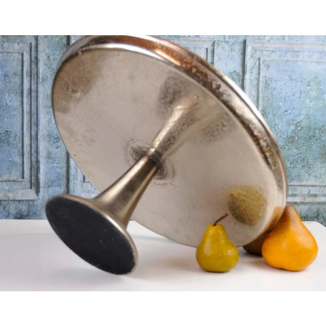 1980s Set of 2 Pewter Risers, 1980s For Sale - Image 5 of 9