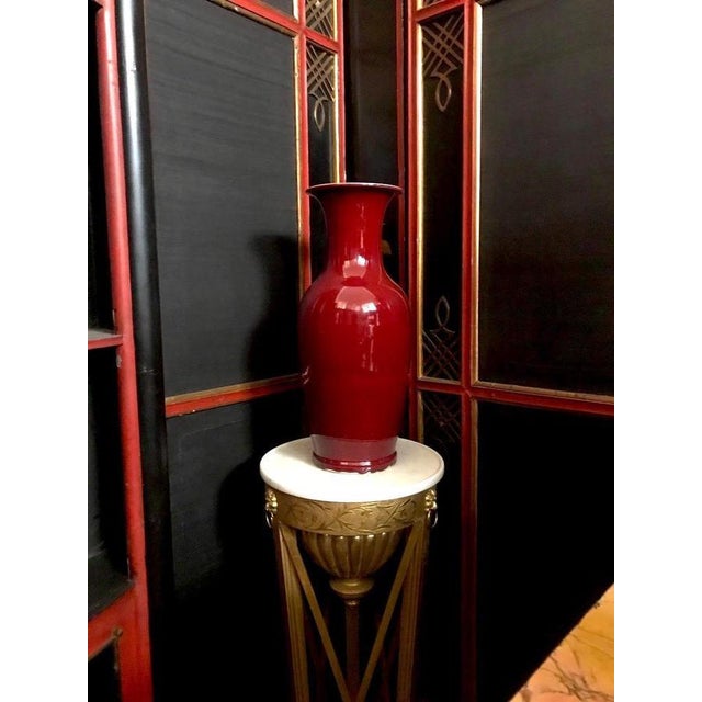 Large Sang-De-Boeuf Glazed Vases, Early 20th Century, Set of 2 For Sale - Image 5 of 7