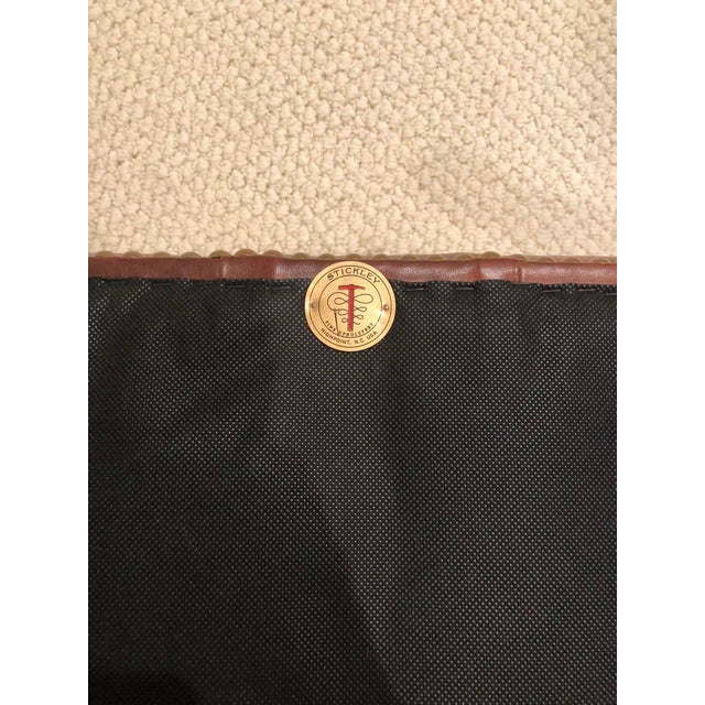 Modern Stickley Leather Leopold Chair Ottoman Chairish