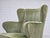 Scandinavian Armchair in Green Furniture Velour and Oak Wood Legs, 1960s For Sale - Image 16 of 18