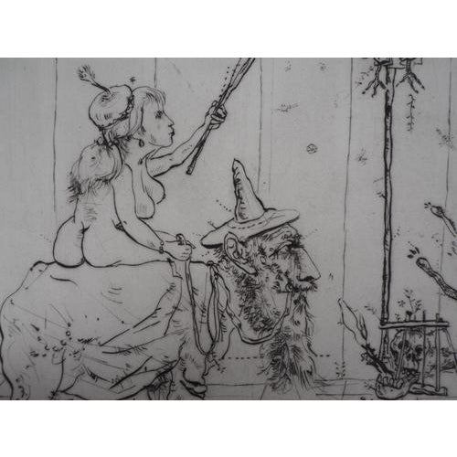 Mordecaï MOREH, Triumph of the woman, Etching For Sale - Image 5 of 10