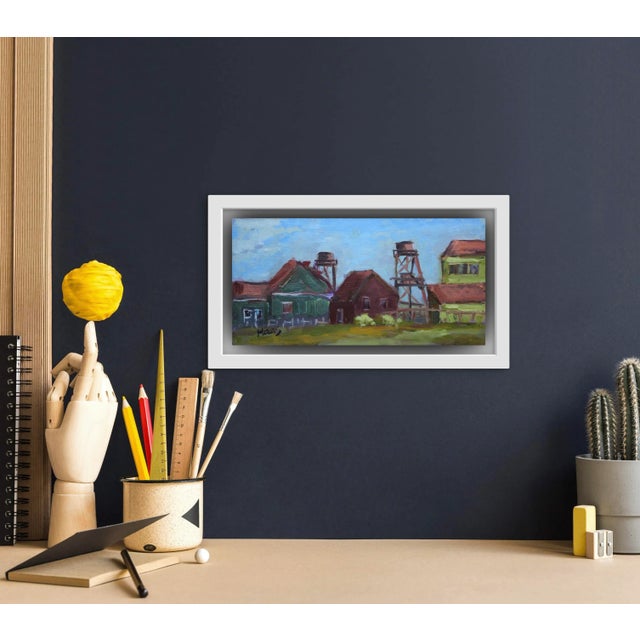 Quiet Places & Journeys — Mendocino Village (Original Oil Landscape) For Sale In Reno/Lake Tahoe - Image 6 of 18