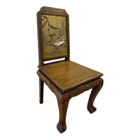 Antique Chinese Chinoiserie Chair (19th to Early 20th Century) For Sale