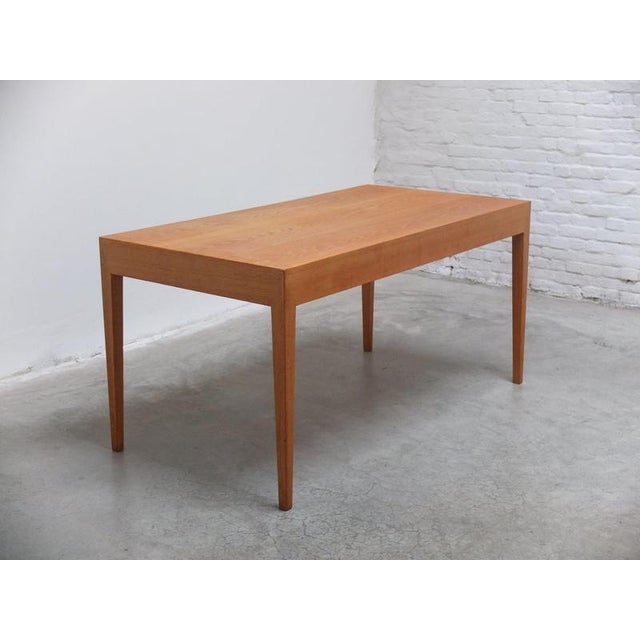 Model 36 Freestanding Desk in Oak by Severin Hansen for Haslev, 1958 For Sale - Image 17 of 18