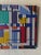 Agam Yaacov Vintage Signed Geometric Op Art Painting, in the Style of Yaacov Agam For Sale - Image 4 of 7
