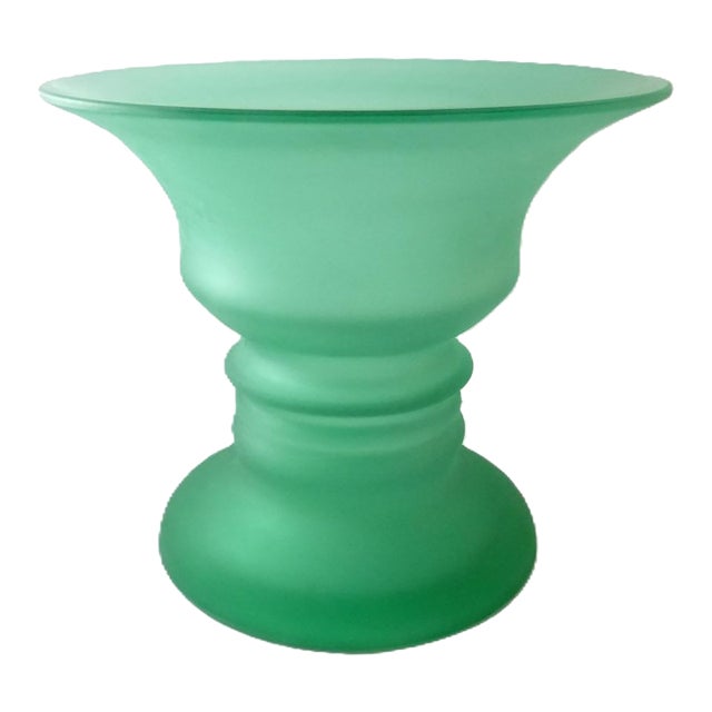 Large Art Glass Urn or Vessel, 1990's For Sale