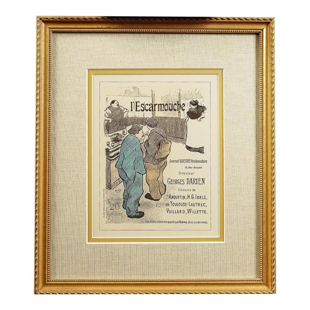 L’Escarmouche | Late 19th Century Henri-Gabriel Ibels Periodical Print For Sale