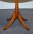 Vintage Yew Wood Circular Drum End Side Lamp Table For Sale - Image 6 of 11