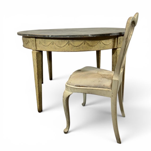 Black Antique Demi Lune Console Table, Set of 2 For Sale - Image 8 of 12