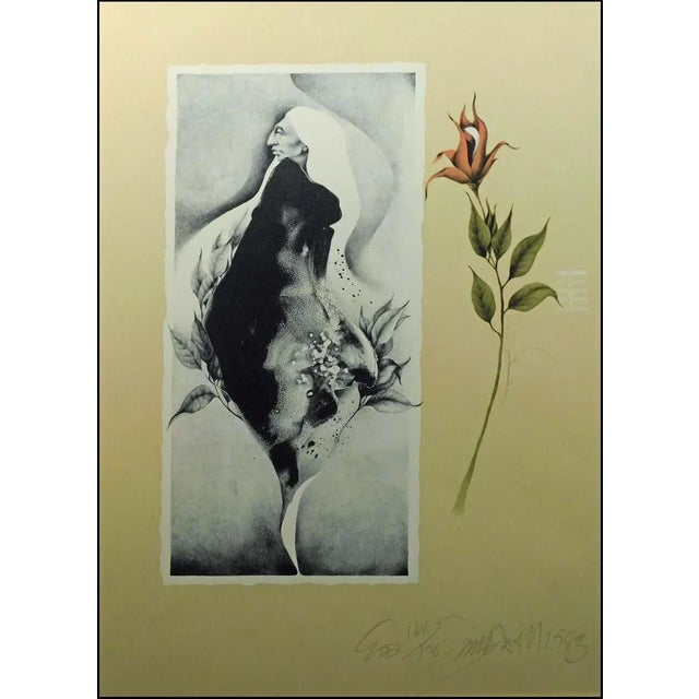 "EOS" by Frank Howell 1983 Original Limited Edition Lithograph on Paper Hand signed, titled and numbered by the artist...