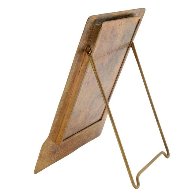 Tiffany Studios 1905 American Gilt Bronze Picture Frame Marked Tiffany Studios Ny For Sale - Image 4 of 4