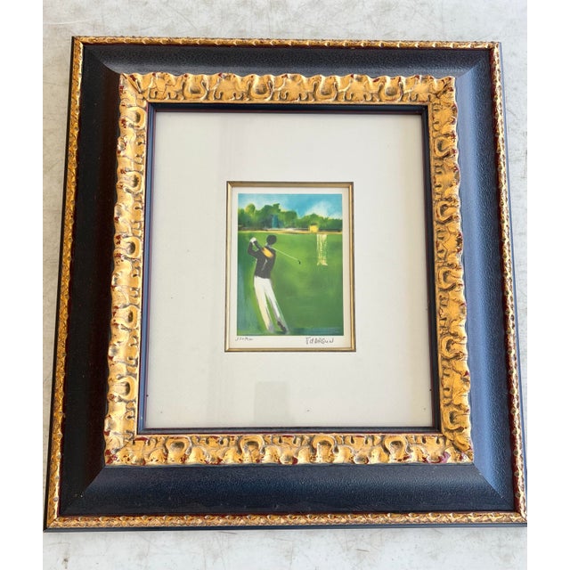 Late 20th Century Coastal /Nautical Framed Lithograph by François d'Arguin For Sale In West Palm - Image 6 of 6