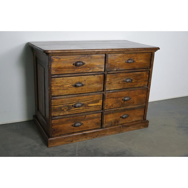 Wood French Pine Apothecary Cabinet, 1890s For Sale - Image 7 of 18