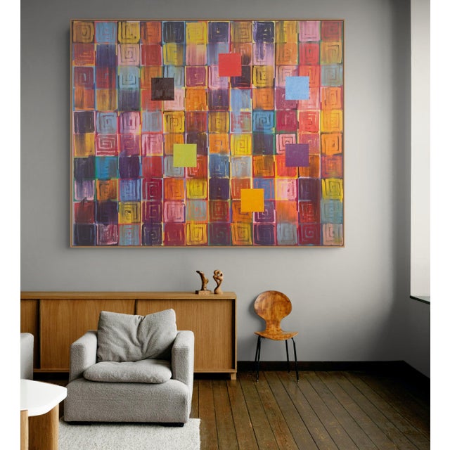 Abstract Contemporary Abstract Oil on Canvas "New Space" by Dana Gordon For Sale - Image 3 of 4