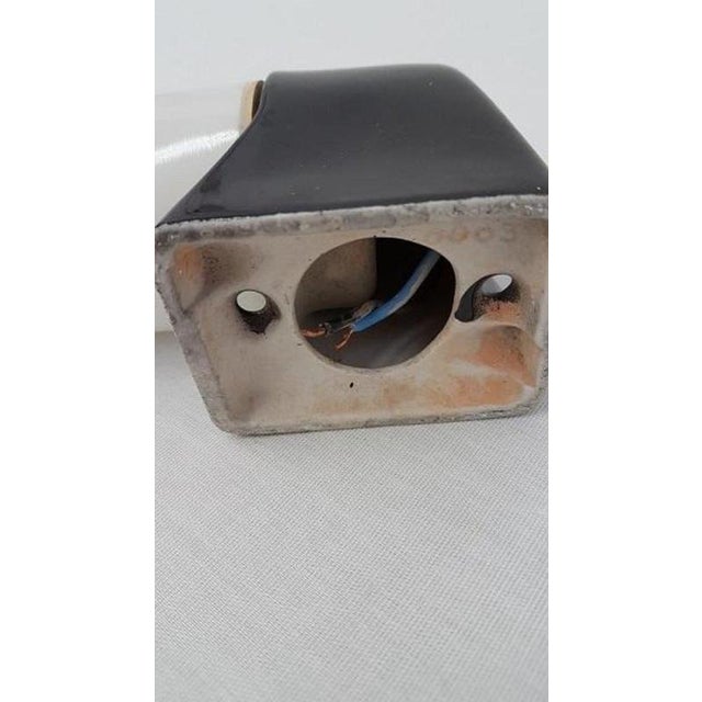 Black Model 6063 Wall Lamps by Wilhelm Wagenfeld for Lindner Leuchten, Set of 2 For Sale - Image 3 of 5