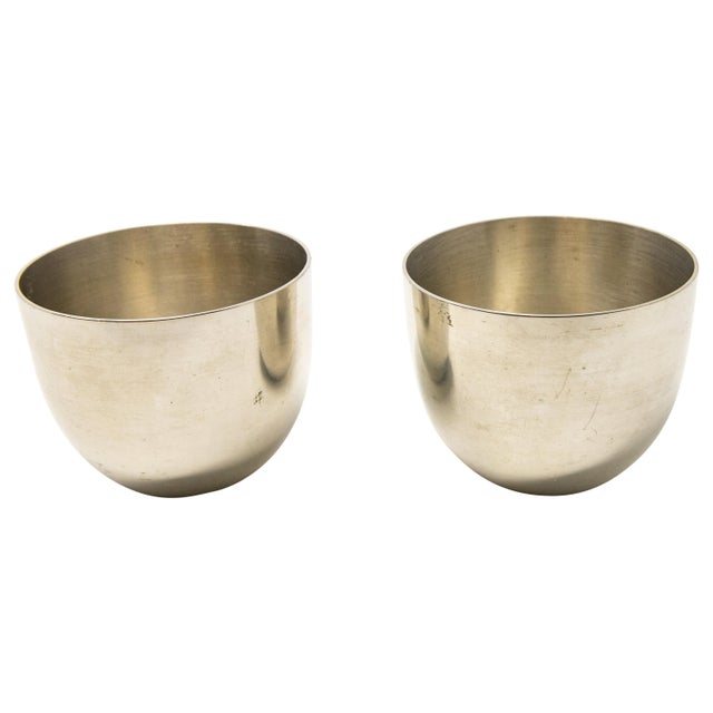 Mid 20th Century Mid 20th Century Pewter Kirk Stieff Jefferson Cups- a Pair For Sale - Image 5 of 5