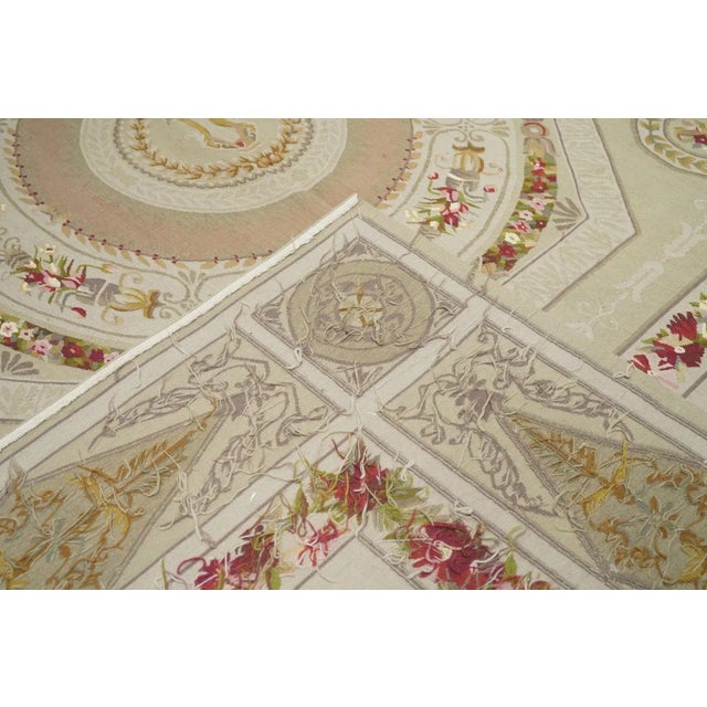 Traditional Aubusson Rug 7'8'' X 10'2'' For Sale - Image 3 of 11