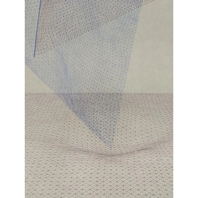 Paper Geometric Studies, Print on Paper, Framed, Set of 2 For Sale - Image 7 of 18