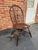 Late 20th Century Vintage Windsor Style Hoop BraceBack Oak Side Chair For Sale - Image 5 of 18